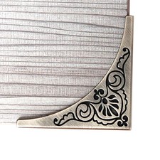 Metal Corner Protector, 4 Pcs Antique Edge Safety Guard for Furniture  Cover
