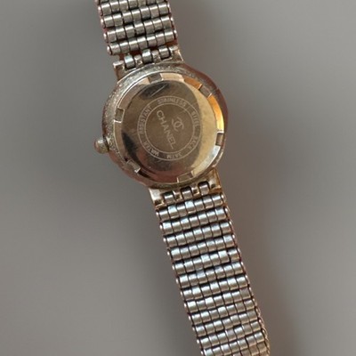 Vintage CHANEL Paris Acier Watch FR.54243 Mother of Pearl Dial