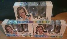 Lot of 3 Boxes Sylvania Blue Dot Flashbulbs 36 Total Bulbs