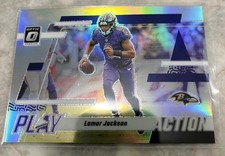 2023 Panini Donruss Optic Football #5 Lamar Jackson Play Action Holo Prizm 