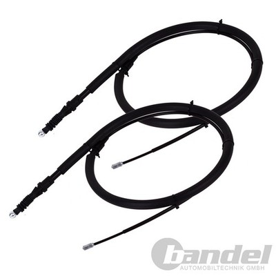2x HANDBREMSSEILE HINTEN für LINKS+RECHTS für AUDI A3 SEAT SKODA VW GOLF 4 EOS