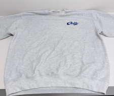Port Company Sweatshirt XL Gray Essential Fleece "City" Logo Pullover Crewneck