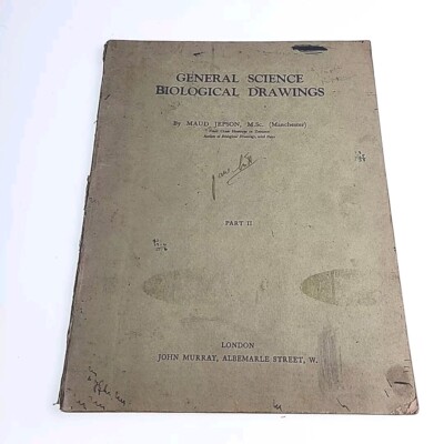 Biological Drawings P2 Maud Jepson 1943 Paperback Book