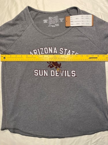 Original Retro Brand Women's Arizona State Sun Devils Haachi V-Neck Crew Medium - Picture 11 of 12
