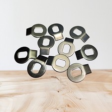 10 Sicherungsbleche f&uuml;r Weber DCOE Vergaser Drosselklappenwellen Mutter