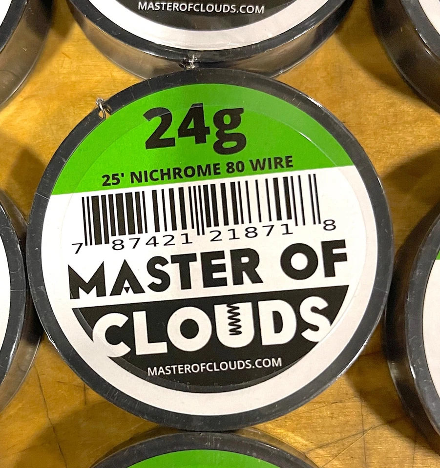 9 MASTER OF CLOUDS 24G 25' NICROMO CALIBRE 80 ALAMBRE REDONDO NUEVO Foto 2 de 2