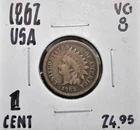 1862 United States One Cent