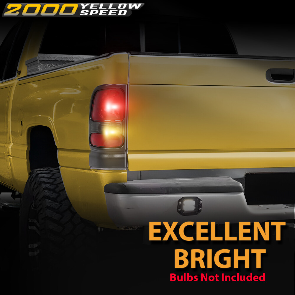 Fit For 1994-2001 Dodge Ram 1500 94-02 2500 3500 Pickup Tail Lights Brake Lamps