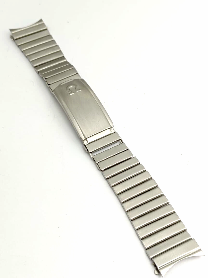 OMEGAステンレススチール リンクブレスレット Vintage Omega Bracelet 1500 R End Link 18mm Stainless Steel Swiss