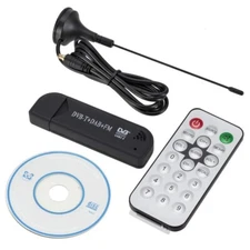 USB2.0 Digital DVB-T SDR+DAB+FM HDTV TV Tuner Receiver Stick HE RTL2832U & R820T