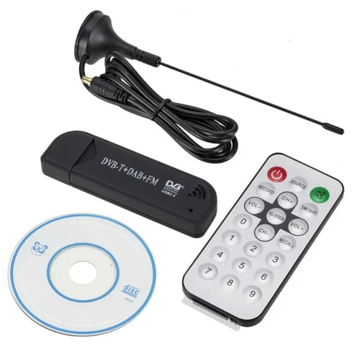 USB2.0 Digital DVB-T SDR+DAB+FM HDTV TV Tuner Receiver Stick HE RTL2832U & R820T