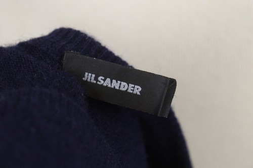 Jil Sander Blue V-Neck Long Sleeve Lightweight Pullover Sweater - Picture 14 of 15