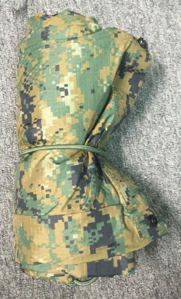 USMC MARPAT Woodland Digital Camo pattern Reversible Field Tarp Tarpaulin