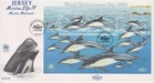 Unaddressed Jersey FDC First Day Cover 2000 Marine Life IV Mammals Sheet No Opt