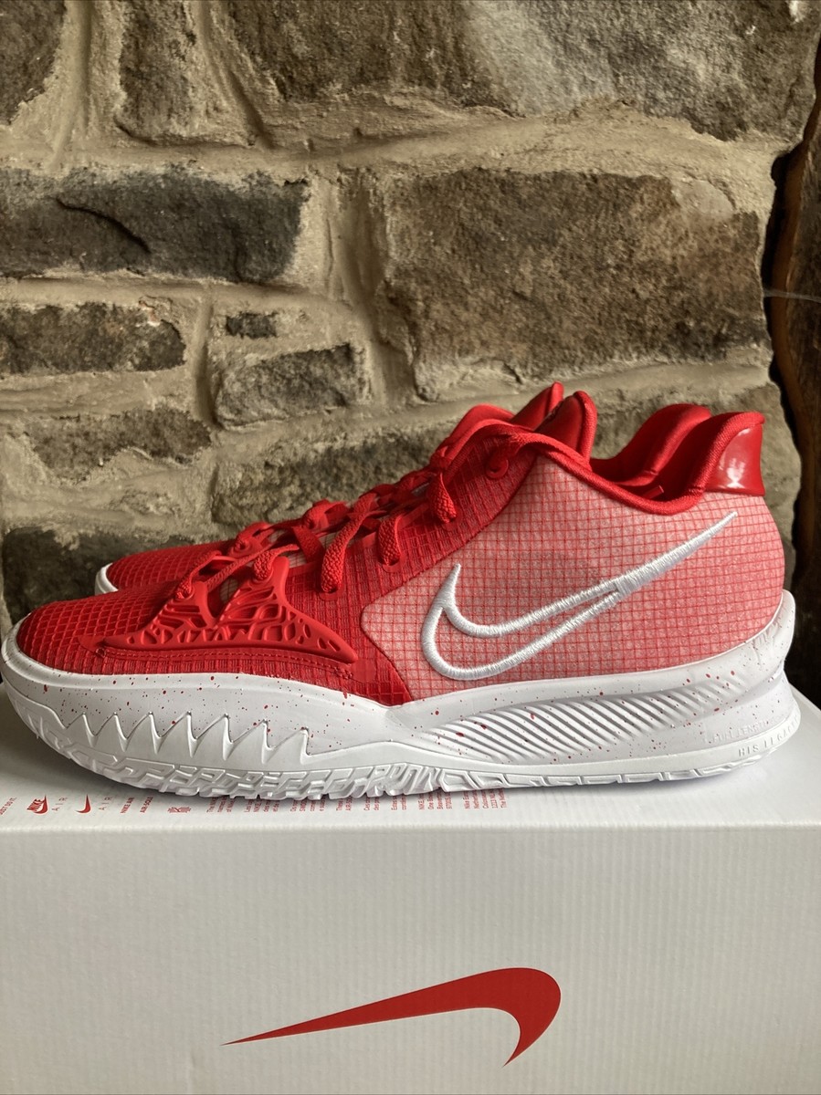 Nike Kyrie 4 Low TB Promo Red White Basketball Shoes DM5041  display picture 1