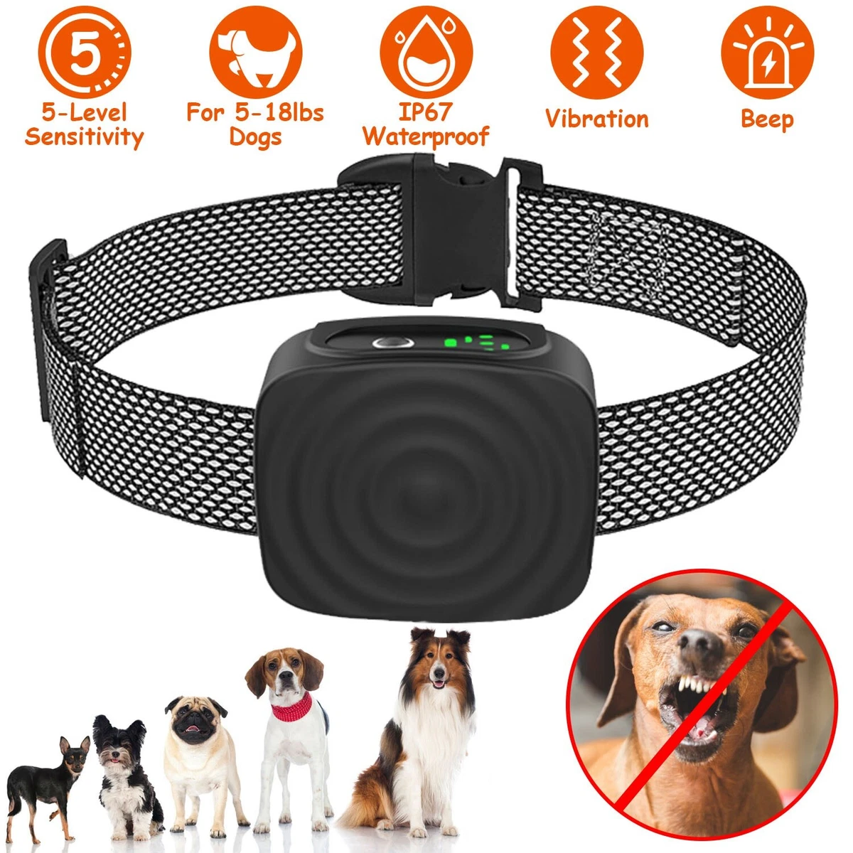 Anti bark collars store for dogs