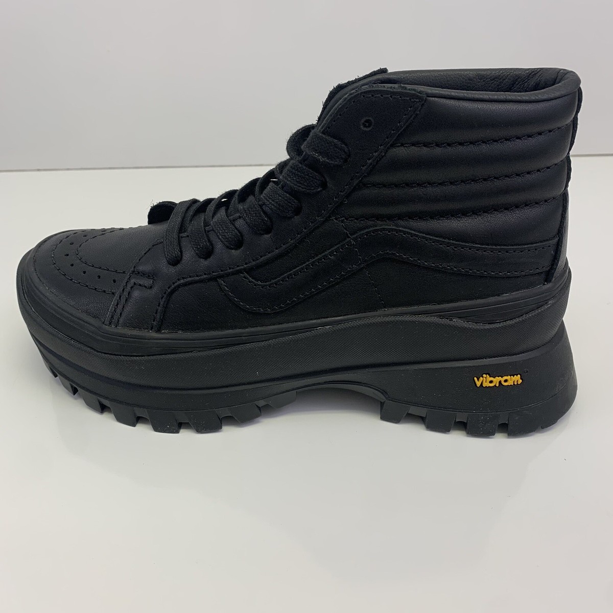 Vans Sk8- Hi Vibram Lx Black Men's Size 5/ Women's Size 6.5 No Lid