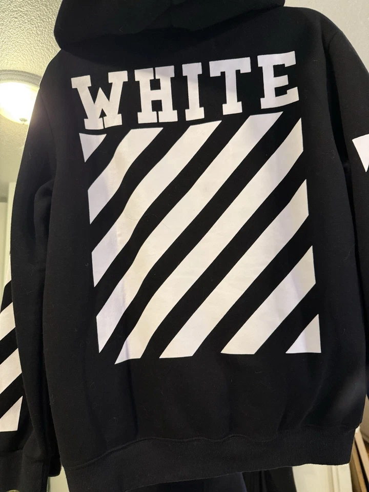 Sudadera con capucha Off White para mujer talla mediana Foto 4 de 4