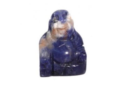 Buddha Anhänger Sodalith (2,5cm) Schmuckanhänger
