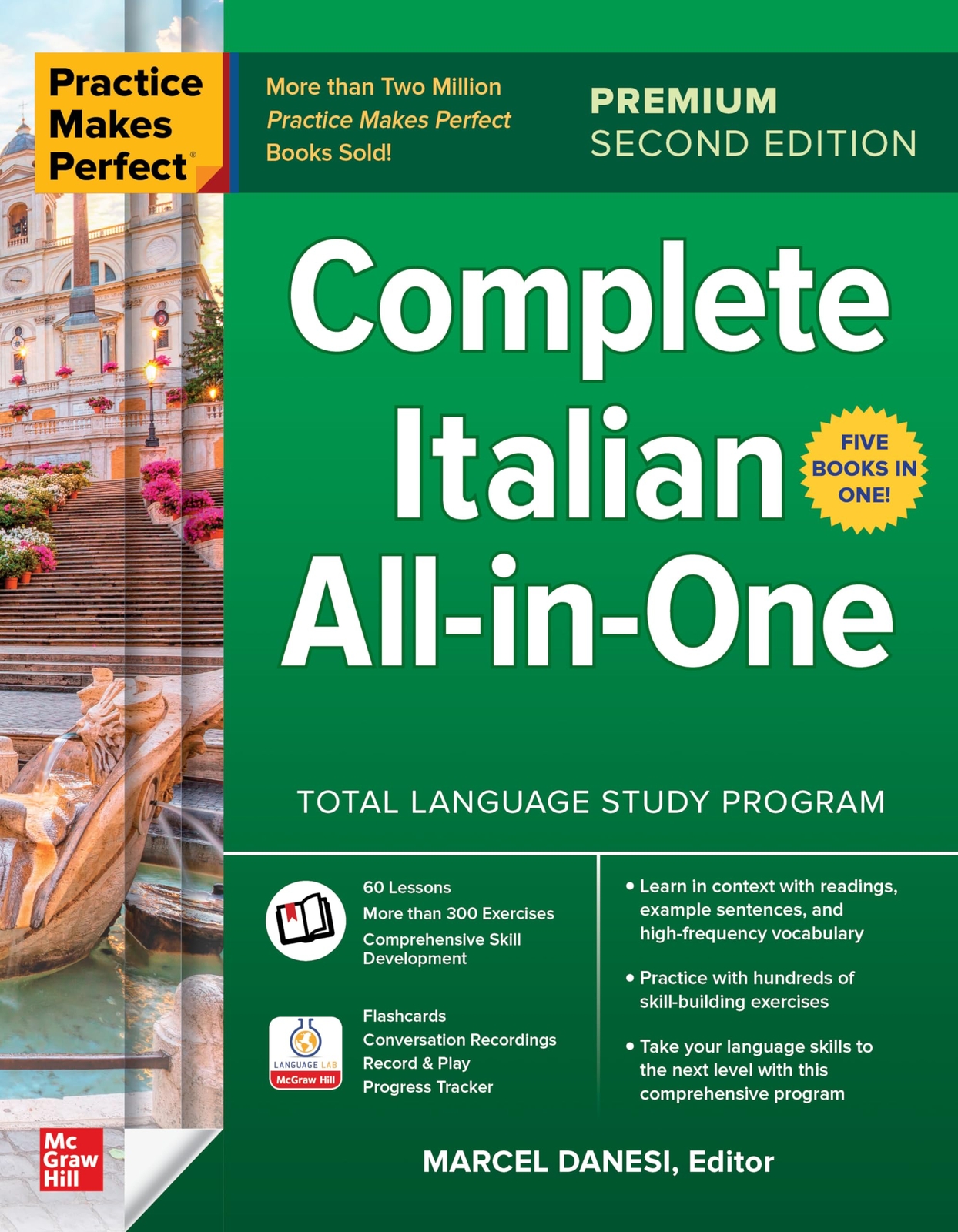 Marcel Danesi Practice Makes Perfect: Complete Italian All-in-One, P (Tascabile)