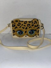 Purse Pets Leoluxe Leopard Interactive Purse Super Cute Eyes Open  Close Sounds