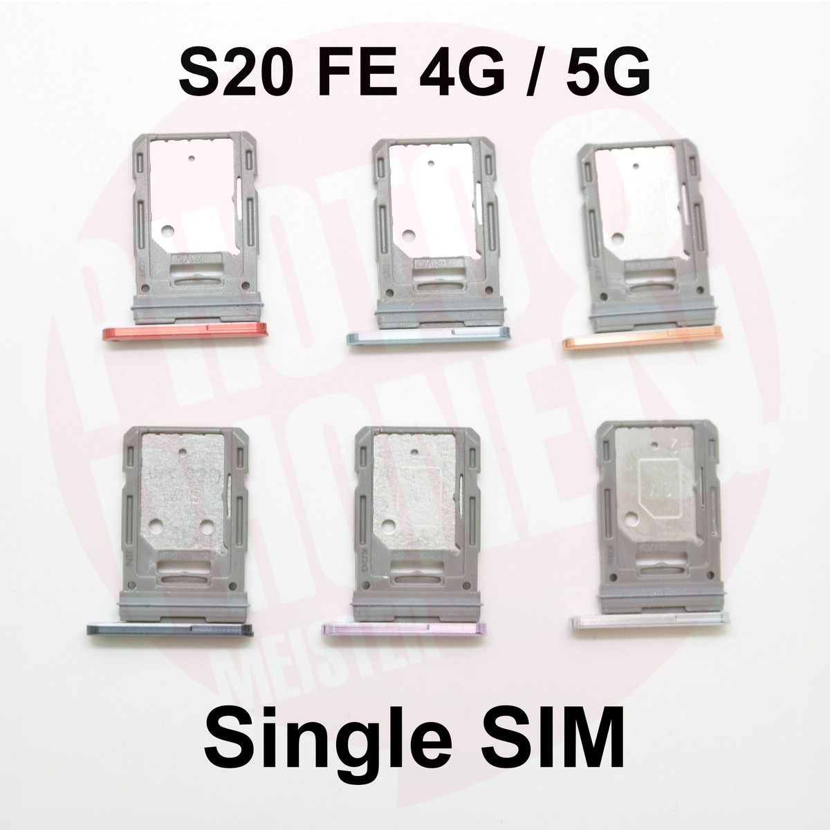 SIM-Kartenfach Ersatz Für IPhone 8 / SE 2020 / SE 2022 – 2 Stück, Rot, Einfach Zu Wechseln (professionell Empfohlen)
