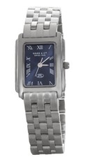 Haas & Cie Swiss 1848 Blue Dial Stainless Steel Women's Watch 