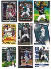 44 Different Julio Rodriguez Baseball card lot Topps Chrome Cosmic Insert Rookie