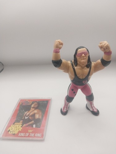Bret Hart WWF Hasbro Series 4 Wrestling Action Fig...