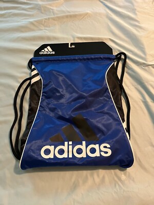 NWT ADIDAS AUTHENTIC BURST SACKPACK blue/black DRAWSTRING BACKPACK | eBay