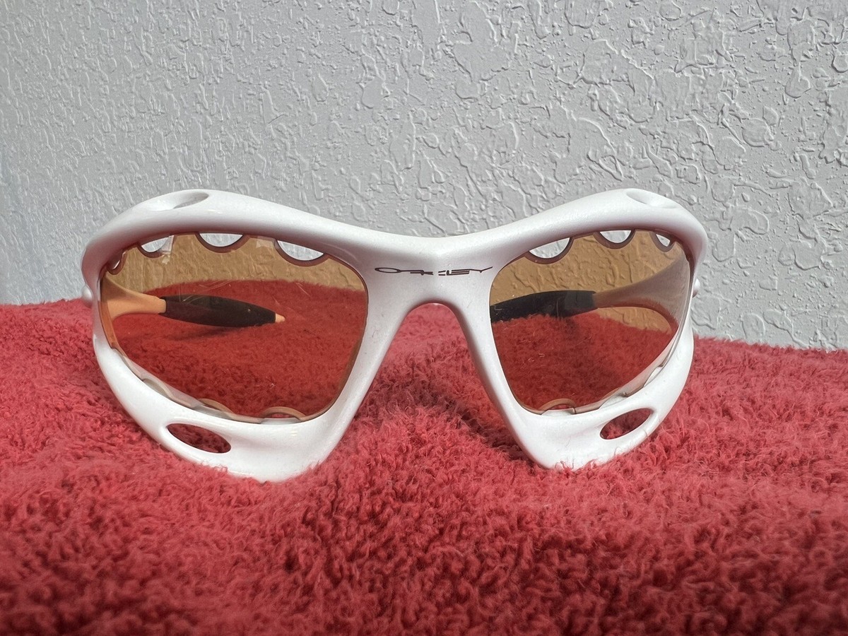 vintage white Oakley Racing Gen 2 sunglasses | eBay