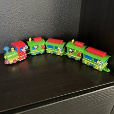 Disney Mickey and Friends Train Set 5 Piece Rolls Missing Remote Untested