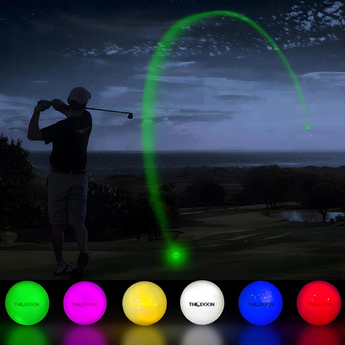 Pelotas de golf que brillan en la oscuridad. Pelotas de golf con luz LED nocturn - Picture 6 of 12