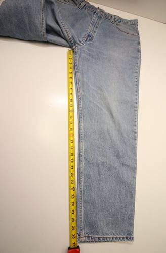Vintage Calvin Klein Easy Fit Double Stone Wash Blue Jeans Mens 36 x31 READ - Picture 15 of 16