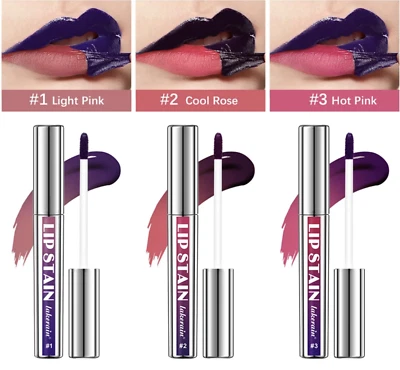 Waterproof Lip Stain Peel Off Tattoo Lip Paint Matte Lip Tint Salon Lakerain