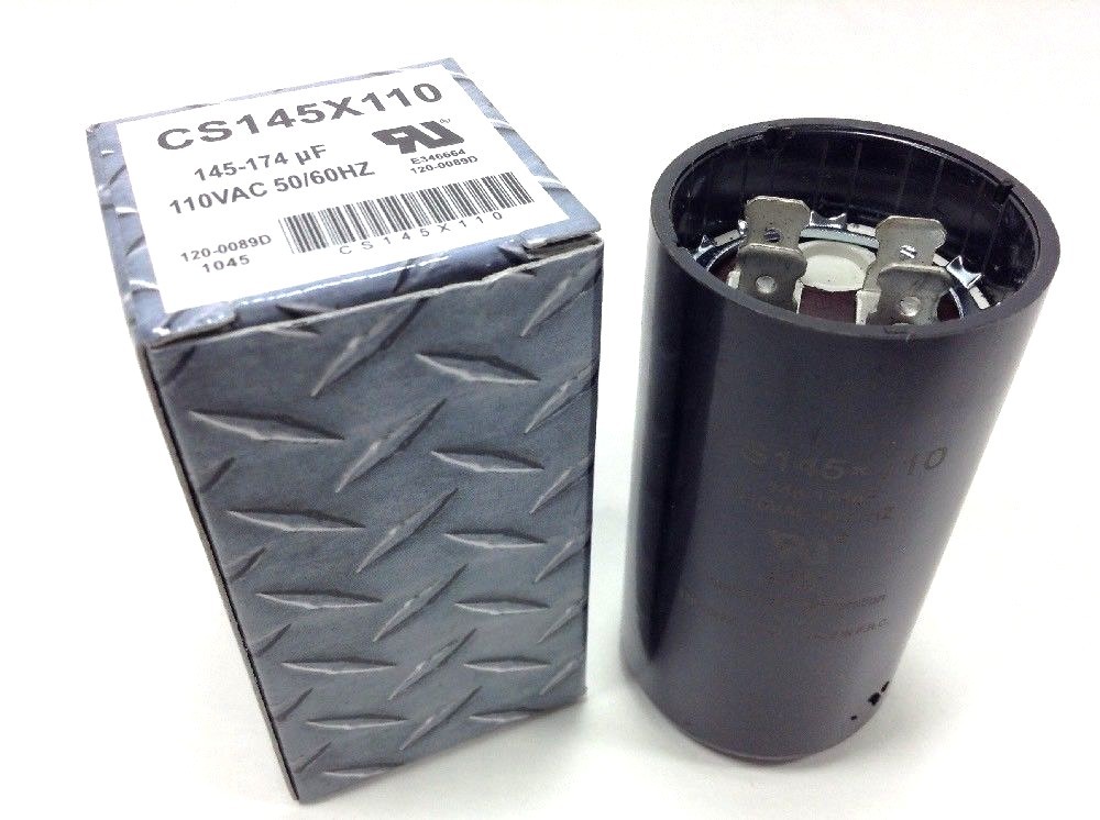 145-174 uf Start Capacitor 110 V 50/60 HZ HVAC Starting Cap Compressor CS145X110