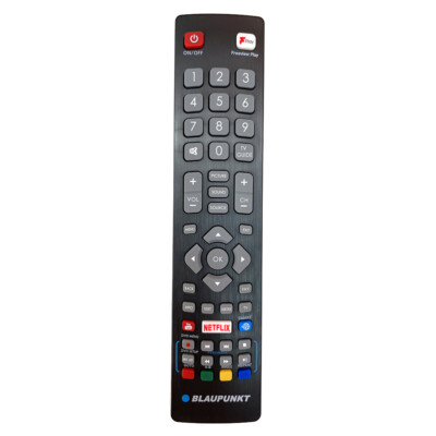 Neu Original POF/RMC/0001 für Blaupunkt Netflix TV Fernbedienung Freeview Play