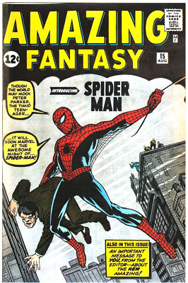Facsimile Cover Exact Copy AMAZING FANTASY #15 Marvel **NO COMIC** 146 different