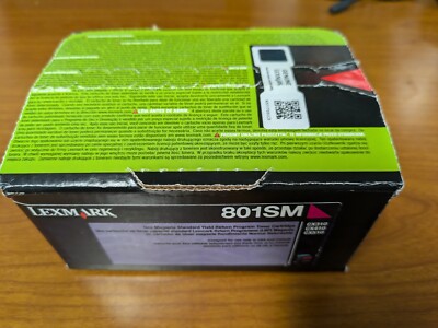 Lexmark OEM Magenta Toner Cartridge 801SM for CX310 CX410 and CX510