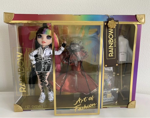 Rainbow High Jett Dawson Art of Fashion Doll 2021 da collezione ED IN MANO NUOVO - Foto 5 di 9