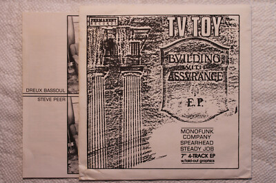 TV Toy - Building With Assurance US orig' Permanent 7'' 1981 new wave