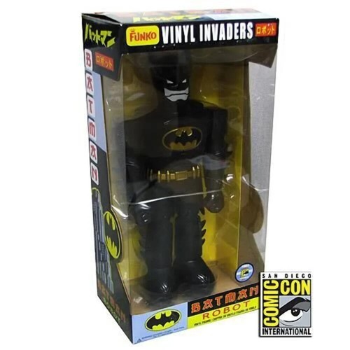 Funko Vinyl Invaders Batman Robot Black Suit 11" Figure 2012 SDCC Exclusive