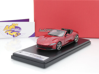 Look Smart LS549G # Ferrari Roma Spider Baujahr 2019 '' Rosso Imola '' 1:43 NEU