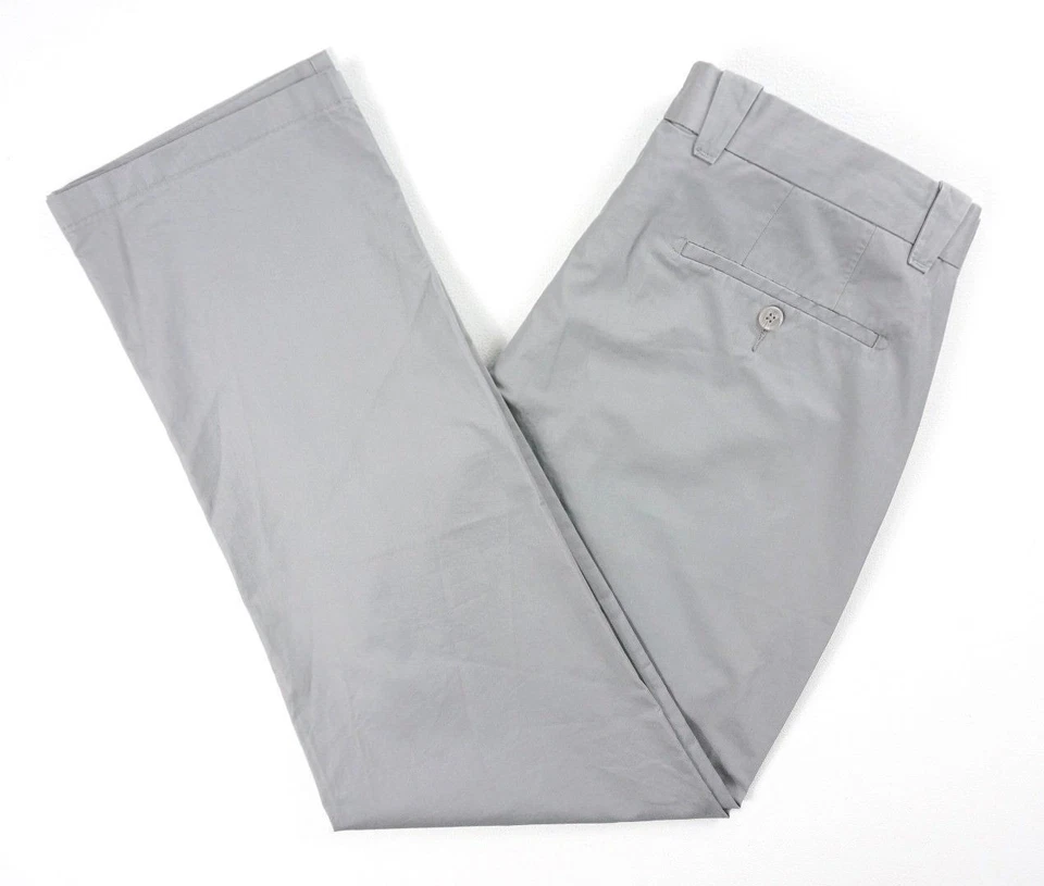 The Men's Store Cotton Regular Fit Pants, Size 36X30, Gray-MSRP $95. - Image 3 of 4