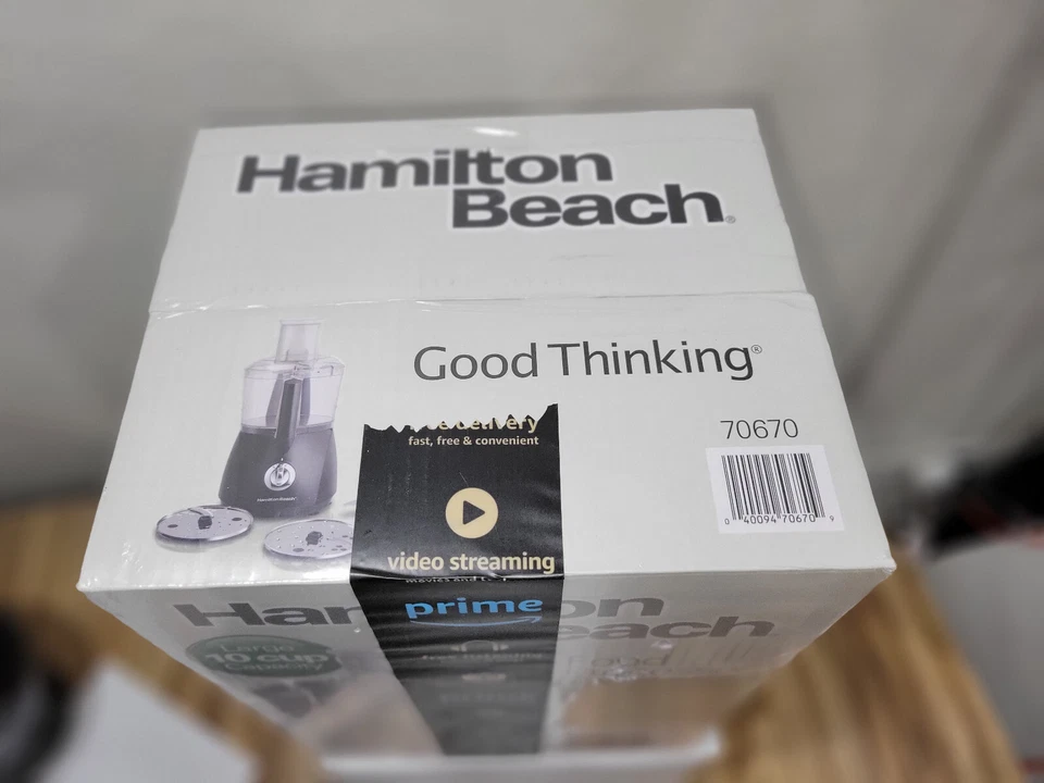 Food Processor Hamilton Beach Good Thinking 70670 10 Cup Capacity BRAND NEW - Image 3 of 4