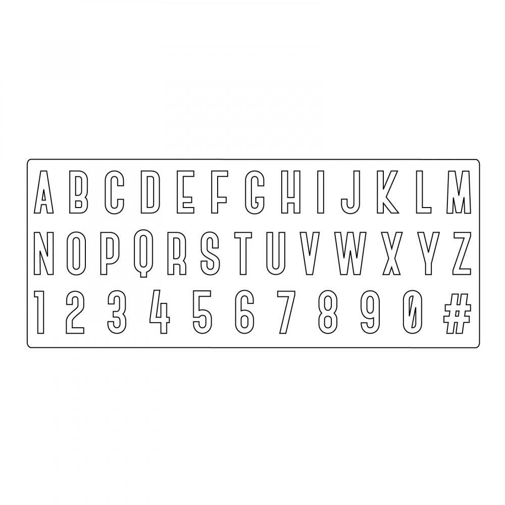 アルバム・スクラップ Sizzix Bigz XL Alphabet Die Gothic Sizzix