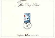 [FDS337] Belgium FDS 2011-04 Chemistry Science First Day Sheet SUPERB