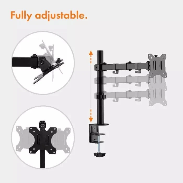 VonHaus Monitor Mount with Desk Clamp for 13-32” Screens (RRP £30) 3005115 - Image 3 of 4