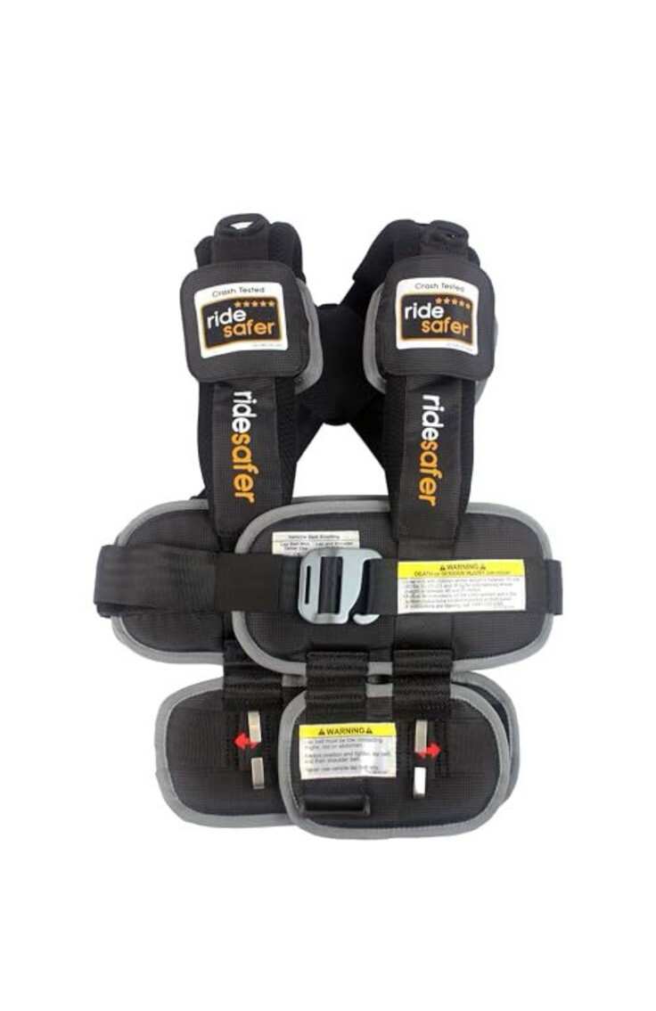 RideSafer XSmall Black, Lightweight, Compact, Portable Car Seat