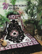 NEW WINDOW SCROLL AFGHAN ANNIES CROCHET QUILT  AFGHAN CLUB PATTERN INSTRUCTIONS